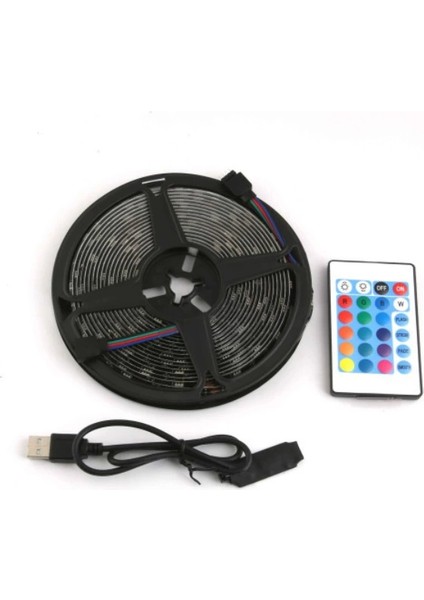 Rgb Şerit 30 LED Kumandalı USB Bağlantılı