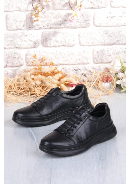 1654 Micro Klima Sistem Hakiki Deri Kauçuk Taban Erkek Ayakkabı fırsatları