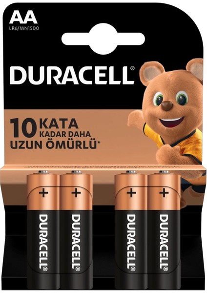 Duracell Aa Kalem Pil 4'lü