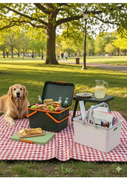 Kamp Tatil ve Piknik Seti (Kamp Masası+Piknik Sepeti) modelleri