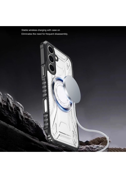 Case For Samsung Galaxy S24 Fe Için Manyetik Halkalı Şeffaf Akrilik Darbeye Dayanıklı Koruyucu Kılıf-Siyah (Yurt Dışından) indirimleri