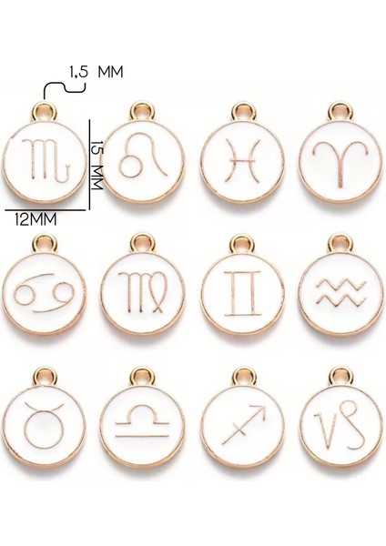 Mmif Burç Kolye 925 Ayar Gümüş Kolye Damlamayağı Kolye Ucu Gri fiyatları