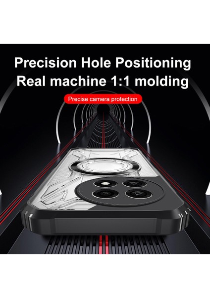 Case For Oneplus 13R Için Manyetik Halkalı Şeffaf Akrilik Darbeye Dayanıklı Koruyucu Kılıf-Mavi (Yurt Dışından) fırsatları