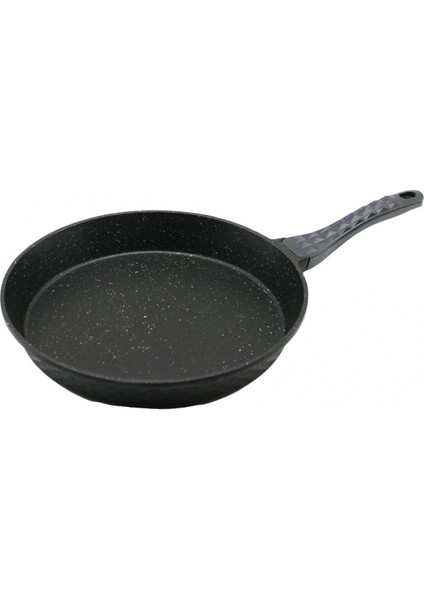 32CM Döküm Tava Kabartma Piramit Desenli Bakalit Sap=18.2cm Poşetli Ambalaj (4887)