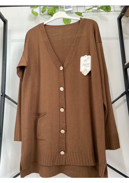 Trend Kadın Hırka Tek Cepli