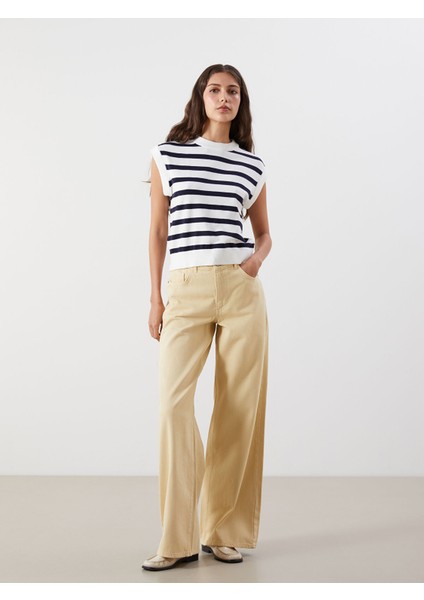 Yeni Sezon Baggy Fit Kadın Jean Pantolon