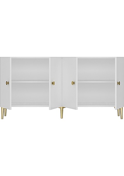 KA1517B- Sımple Konsol, Tv Sehpası 150CM Beyaz