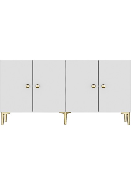 KA1517B- Sımple Konsol, Tv Sehpası 150CM Beyaz