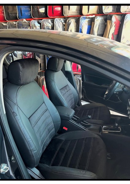 Honda City 2022 Ve Sonrası Uyumlu Arka Sırt Arka Oturma Tek Parça Kolçaklı Oto Koltuk Kılıfı indirimleri