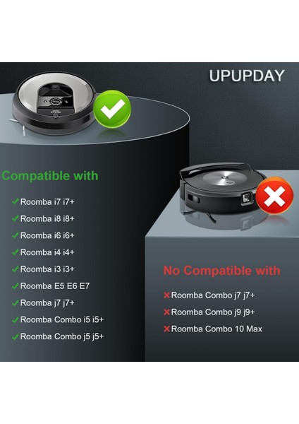 Irobot Roomba E & I Serisi I7+I3+I4+I6+I8+ J7+/plus,e5 E6 E7 Için Yan Fırça Yedek Seti-3 Adet fiyatları