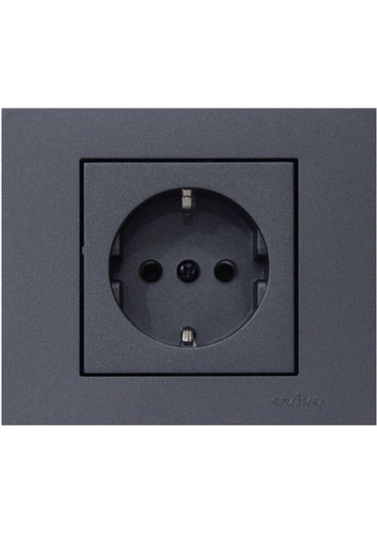 2 Adet Grano Metalik Füme Topraklı Priz Çerçeve Dahil fiyatları