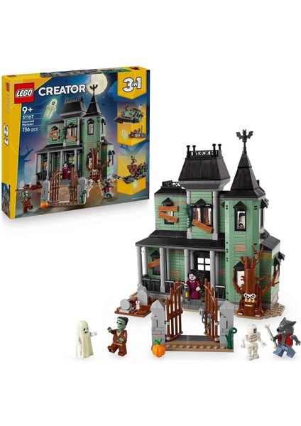 31167 LEGO Creator 3in1 - Hayaletli Köşk 736 Parça +9 Yaş