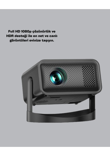 Wifi 6 ve Bluetooth 5 Bağlantılı Taşınabilir Projeksiyon Makinesi fiyatları