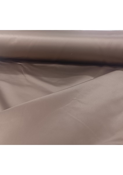 Düz Parlak Saten Fon Perde - Sütlü Kahve - Pilesiz Düz Dikim - STN5145 fırsatları