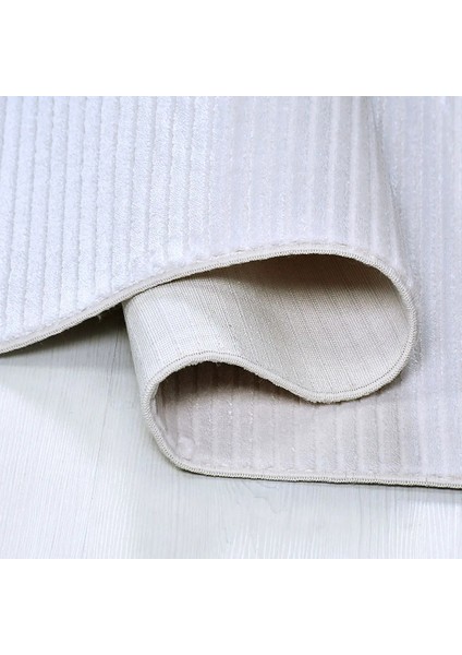 Centroni Modern Bej Triko Akrilik Pamuk Tabanlı Makine Halısı modelleri