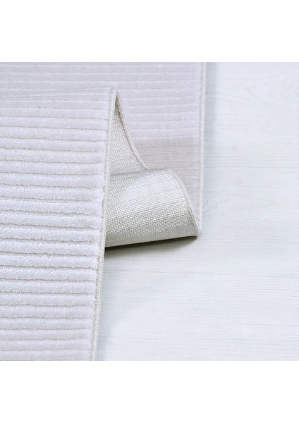 Centroni Modern Bej Triko Akrilik Pamuk Tabanlı Makine Halısı fırsatları