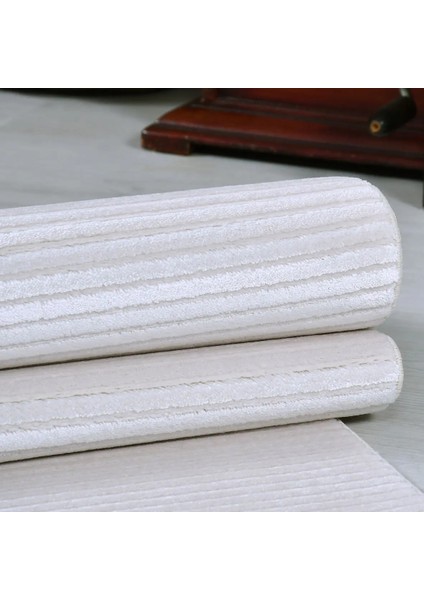 Centroni Modern Bej Triko Akrilik Pamuk Tabanlı Makine Halısı indirimleri