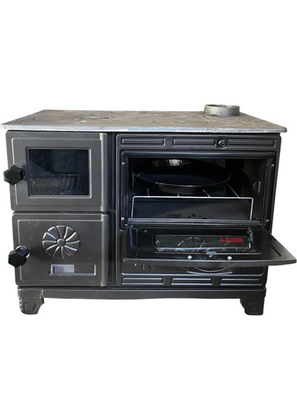 Tds Fırınlı Kuzine Soba Döküm Yanma Hazneli Mat Siyah fiyatları