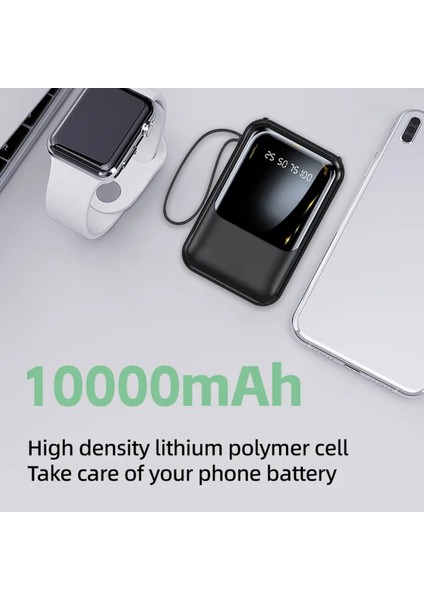 Lkp-53 LCD Ekranlı 10.000MAH - Usb-C , Mikro , Lightning Taşınabilir Powerbank indirimleri