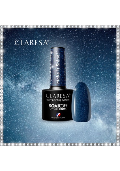 Kalıcı Oje Make It Shine Parıltılı Lacivert 01 5gr fırsatları