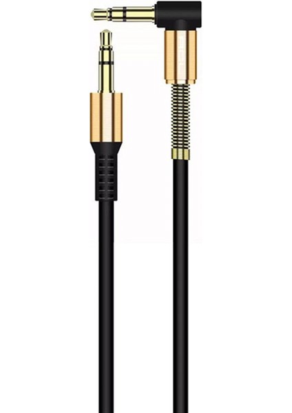 Metal Başlık Tpe 1 mt Aux Ses Kablosu A2