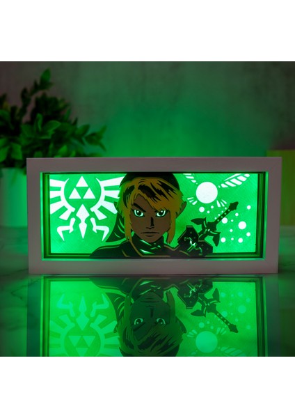 Link LED Işıklı Dekoratif Light Box – The Legend Of Zelda Temalı Masaüstü Lamba