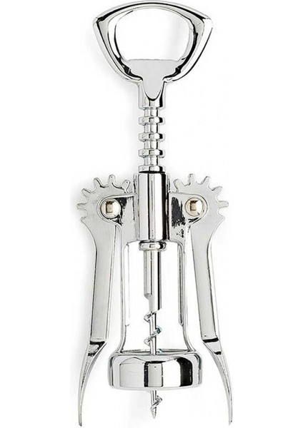 Krom Tirbuşon - 2 Fonksiyonlu Paslanmaz Metal (4887) fırsatları