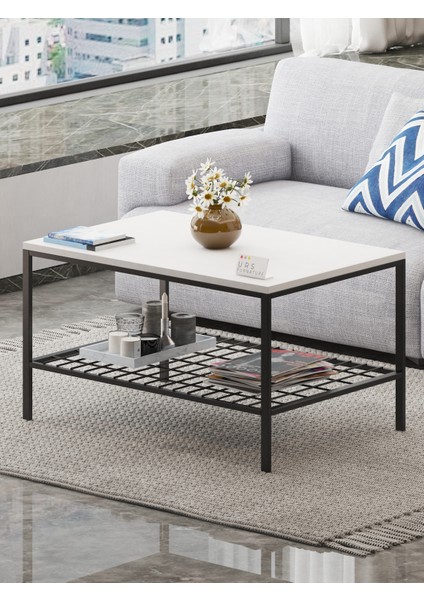 Orta Sehpa Raflı Orta Sehpa Dekoratif Orta Sehpa Meta Orta Sehpa