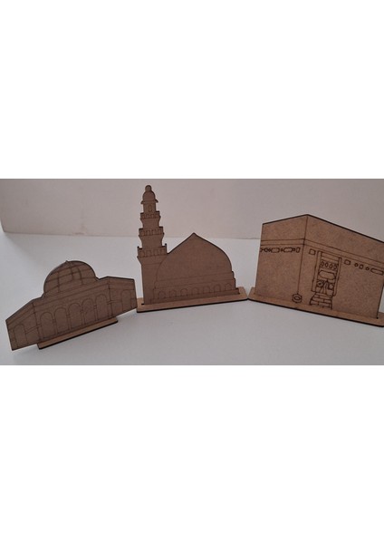 3 Mescid Cami Maket Ahşap Boyama Dini Aktivite Okul Kurs Anasınıfı Etkinlik Hobi Seti fırsatları