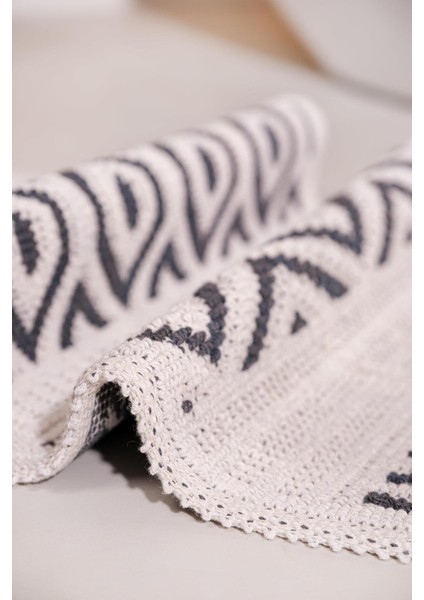 Gri Doğal Pamuklu Banyo Paspası 50X80 Cm, Şık ve Kullanışlı Detaylar. modelleri