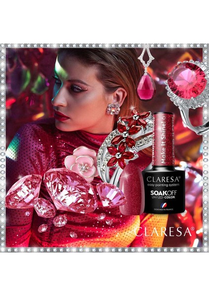 Kalıcı Oje Make It Shine Parıltılı Kırmızı 06 5gr modelleri