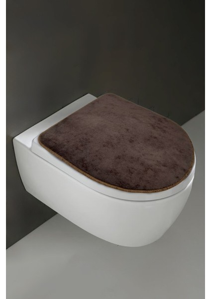 Ultrasoft Kahverengi Klozet Kapak Örtüsü, Banyo Aksesuarı