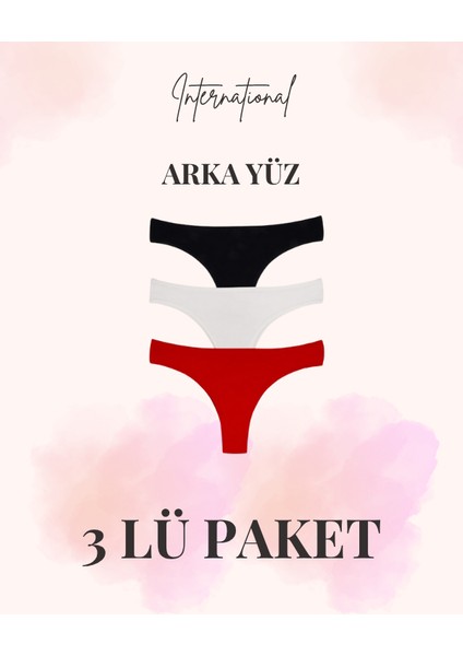 3’lü Brazilian Takım – Şıklık, Rahatlık ve Çekicilik Bir Arada Lacivert , Beyaz , Kırmızı Seti Kumaş % 92 Pamuk % 8 Elastan Organik Özel Seri fiyatları