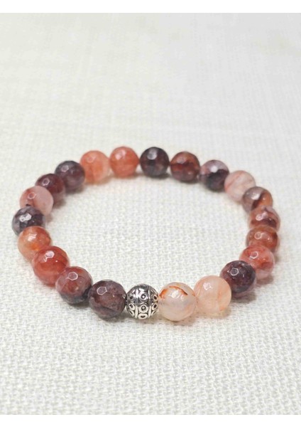 Hematoid-Kuvars Doğal Taş Bileklik