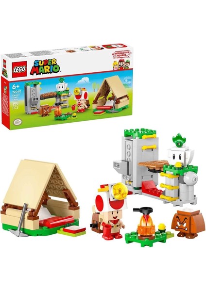 72040 LEGO Super Mario - Kaptan Toadun Kampı 159 Parça +6 Yaş indirimleri