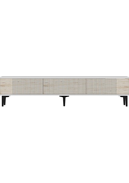 TSA1803BT- Corsa Tv Stand, Tv Sehpası 180CM Beyaz- Traverten indirimleri