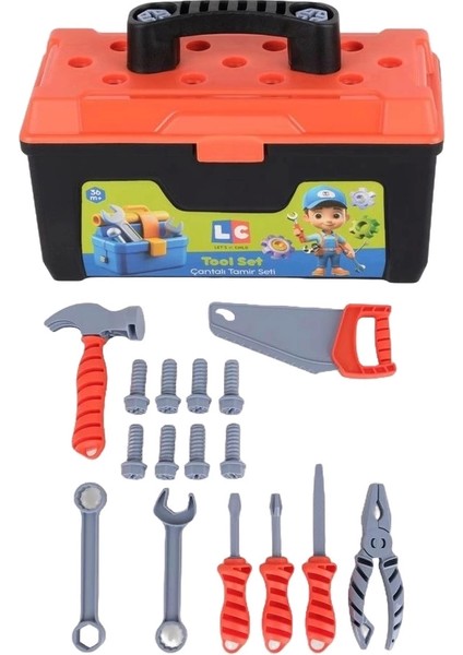 Let's Be Child Çantalı Tamir Seti Turuncu fırsatları