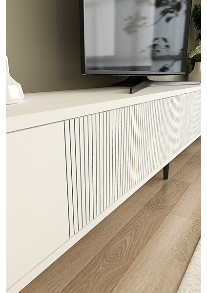 TSA1803B- Corsa Tv Stand, Tv Sehpası 180CM Beyaz modelleri