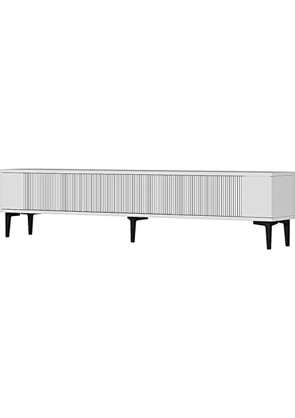 TSA1803B- Corsa Tv Stand, Tv Sehpası 180CM Beyaz