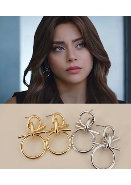 Kadın Düğüm Küpe Çelik modelleri