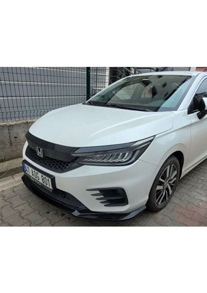 Honda Civic 2021+ 3 Parça Ön Lip Parlak Siyah
