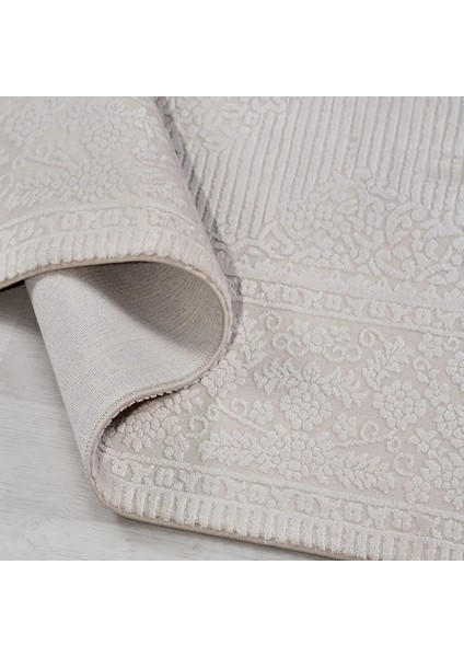 Celsita Klasik Göbekli Krem Bambu ve Akrilik Makine Halısı fırsatları