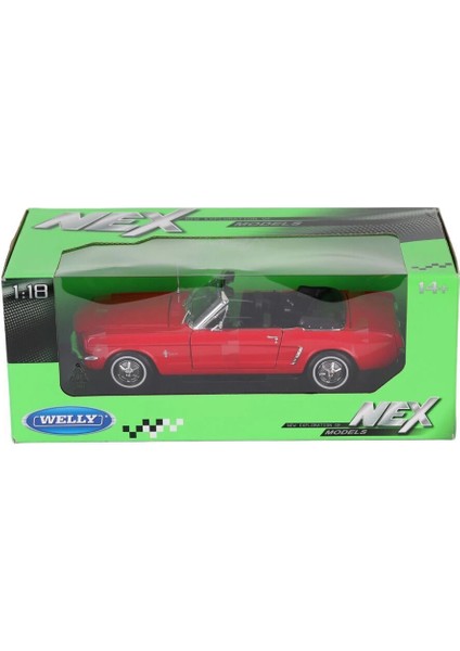 12519C Welly 1 18 1964 1 2 Ford Mustang Co fiyatları