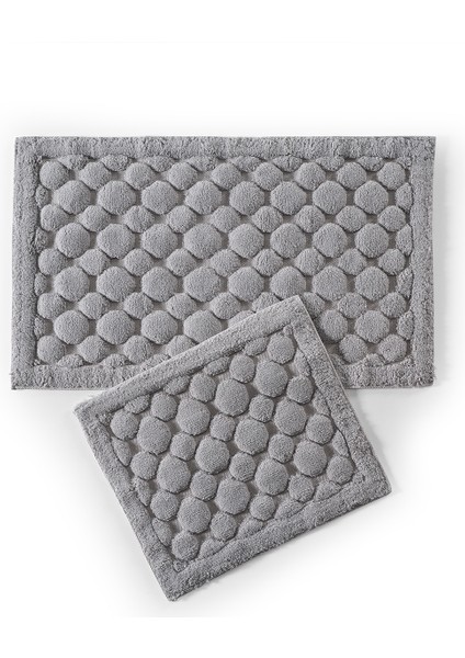 Gri Renkli Banyo Paspas Seti, Yumuşak ve Şık Tasarım modelleri