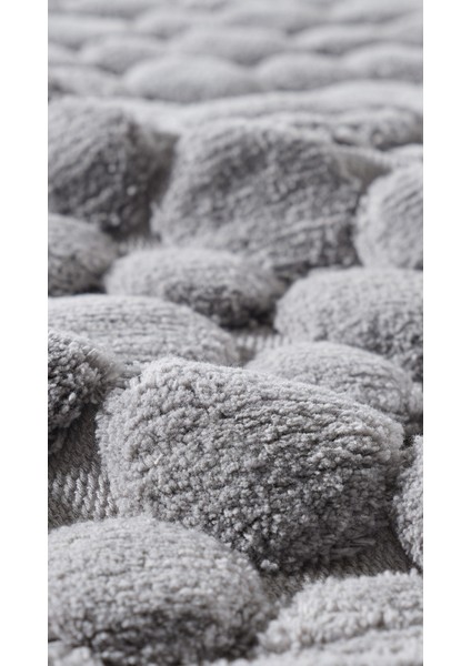 Gri Renkli Banyo Paspas Seti, Yumuşak ve Şık Tasarım