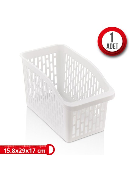 1 Adet Buzdolabı Içi Düzenleyici Beyaz Kaliteli Kokusuz Organizer Sepet