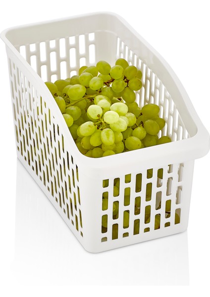 1 Adet Buzdolabı Içi Düzenleyici Beyaz Kaliteli Kokusuz Organizer Sepet fiyatları