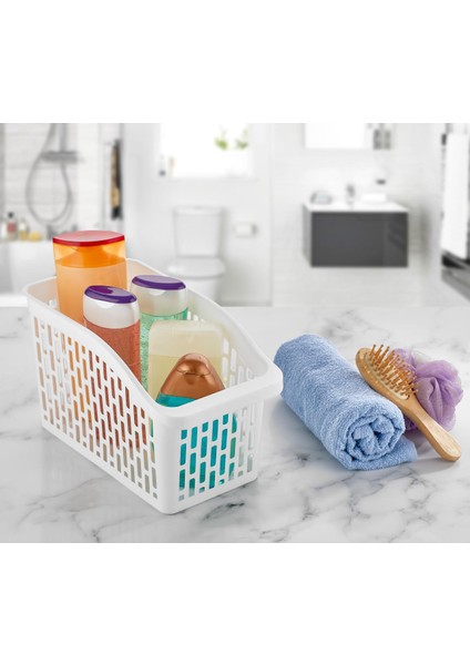 1 Adet Buzdolabı Içi Düzenleyici Beyaz Kaliteli Kokusuz Organizer Sepet