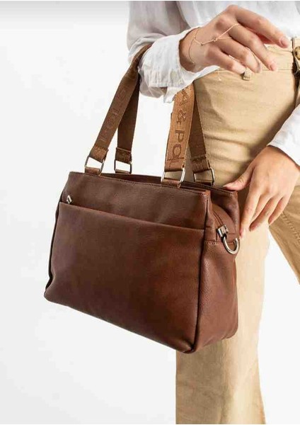 Eflanmoda Mega Polo 6 Bölmeli Yumuşak Deri Kadın Omuz Çantas fiyatları
