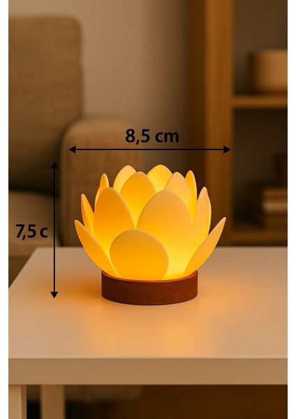Dekoratif Lotus Çiçeği Tasarımlı Tealight Mumluk fiyatları